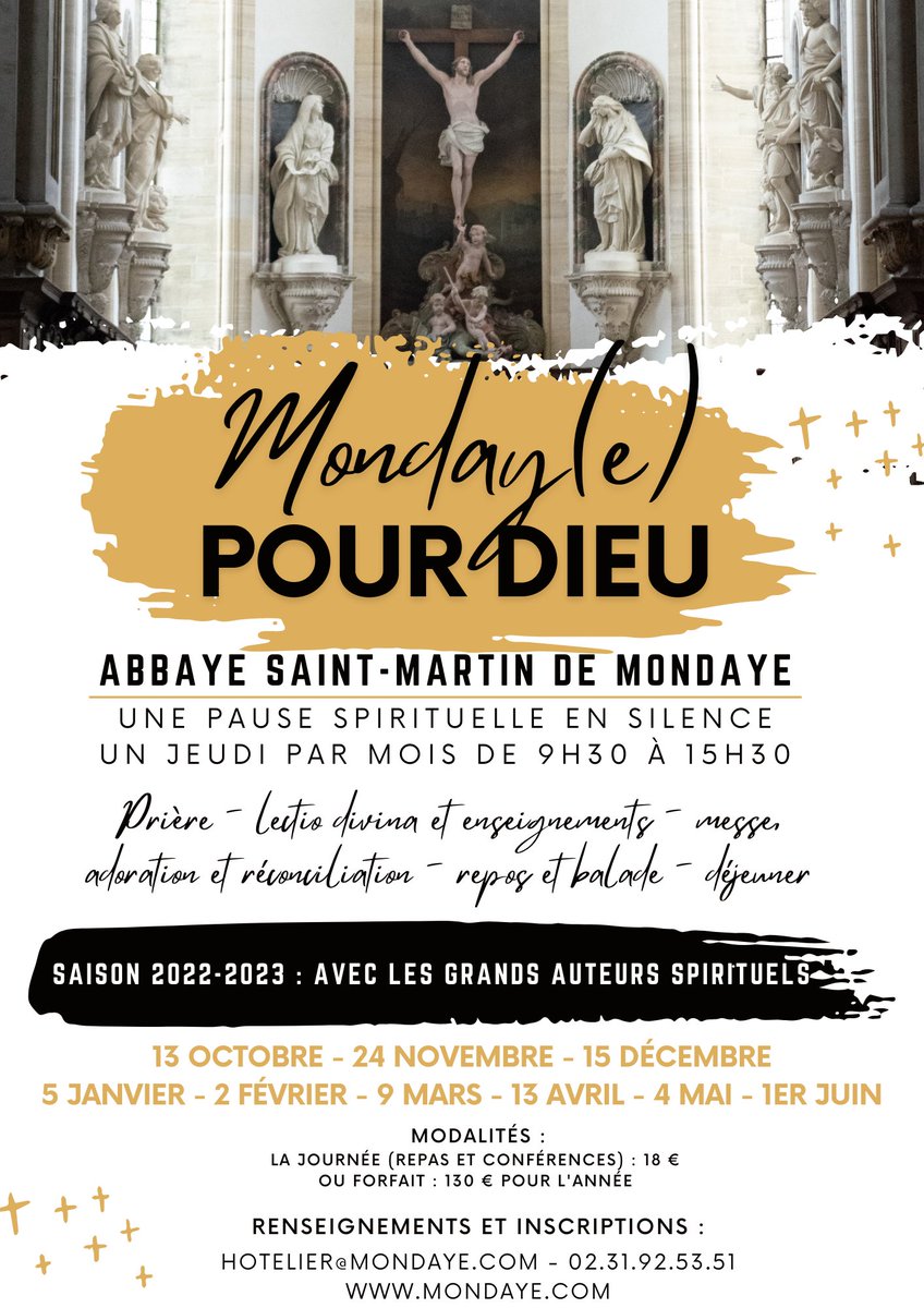 Abbaye de Mondaye tweet media