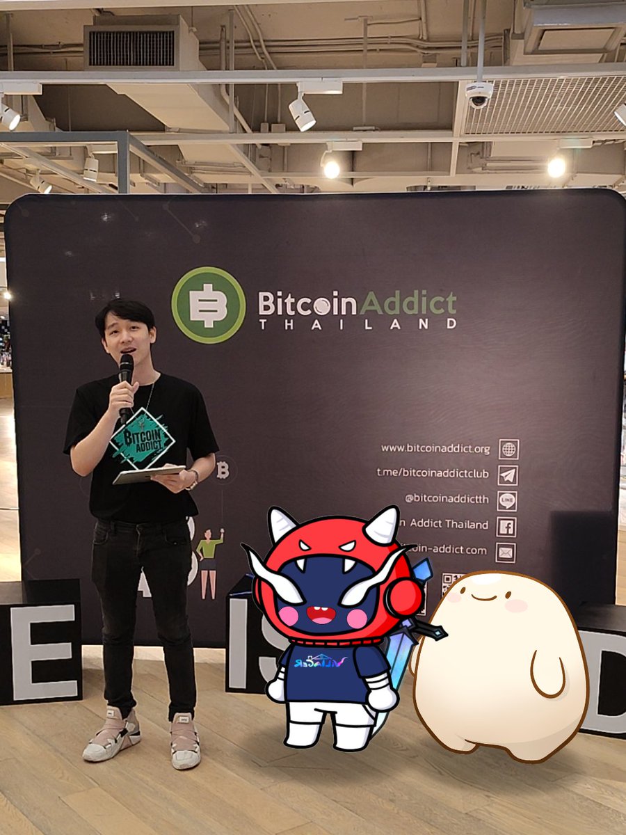 Meaw_Armity's tweet photo. พี่พิธีกรบอกให้ติดแค่ #BITCOINADDICTMEETUP ไม่ต้องมี 2022 😄 https://t.co/r1CoKx5M1i
