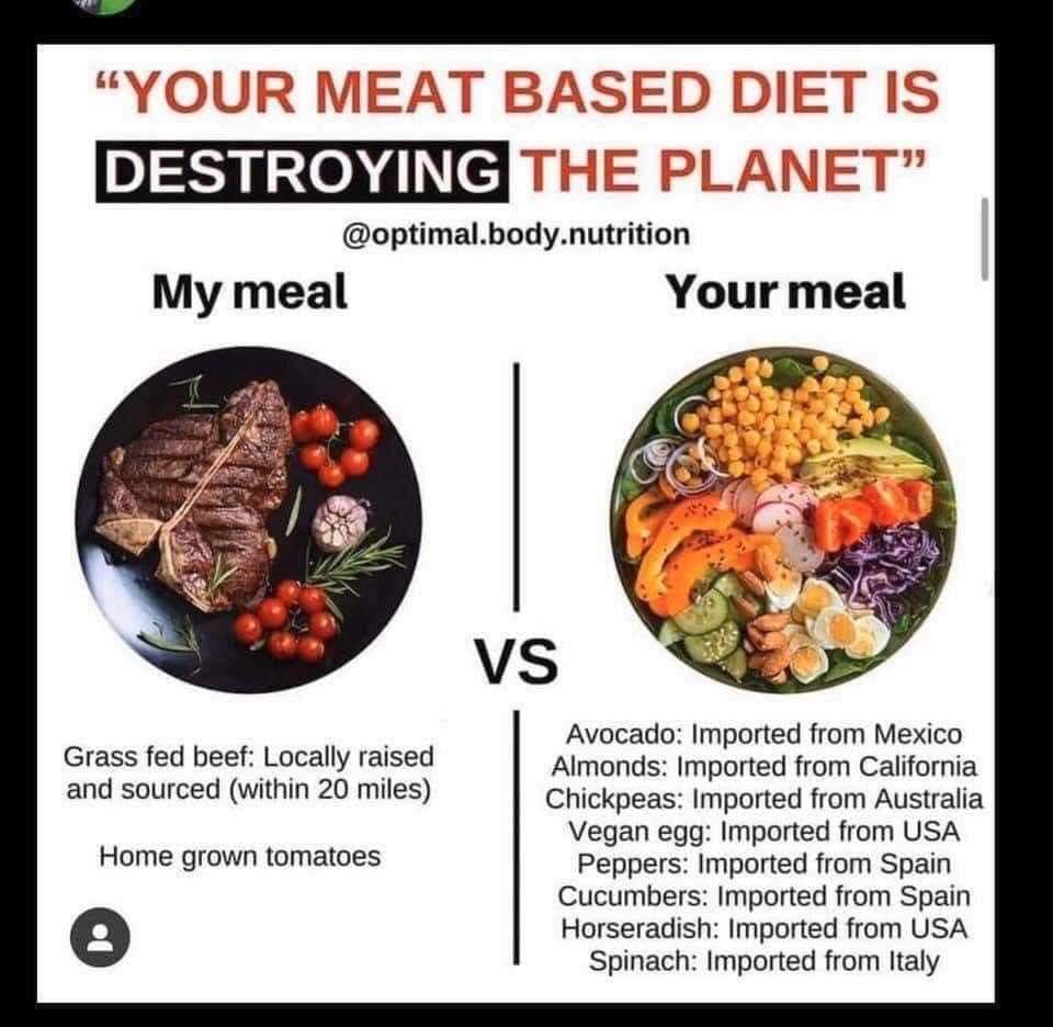 Ashy_the_Bear's tweet photo. Truth, meat heals, plants kill
#meatbased #promeat #plantskill #CO2 #emissions #keytohealth https://t.co/gV5ZIq5AI8