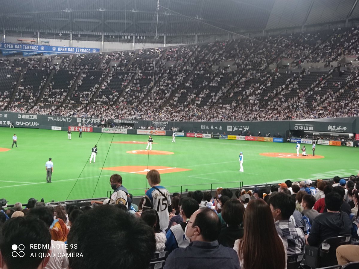 日ハムのいるうちに札幌ドーム来れました！