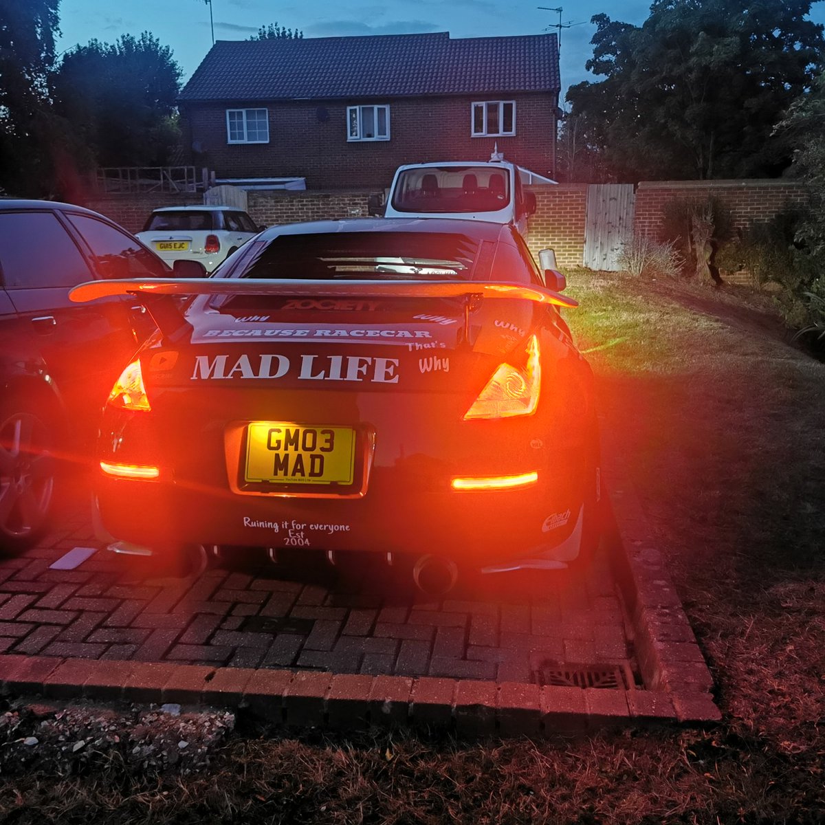 YT_MADLife's tweet photo. Drop like its hot.
I don't post too many pics of the custom rear lights, you can see how i made these on my YouTube channel.

#MADL1fe #madworld #led #custom #oneofone #350z #mad #mad350 https://t.co/NurVKjVrYf