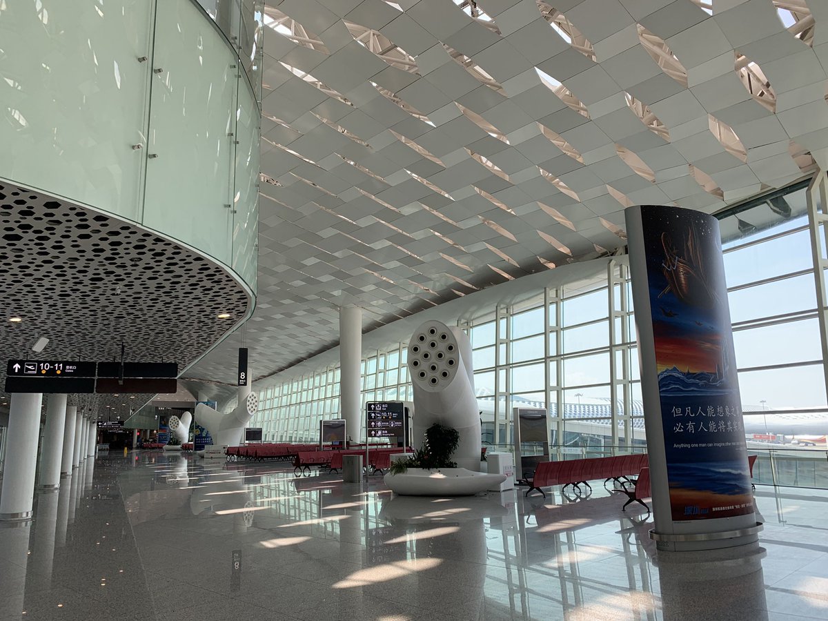 QingWang86's tweet photo. International departure in Shenzhen airport. https://t.co/qjAgVVbpxv