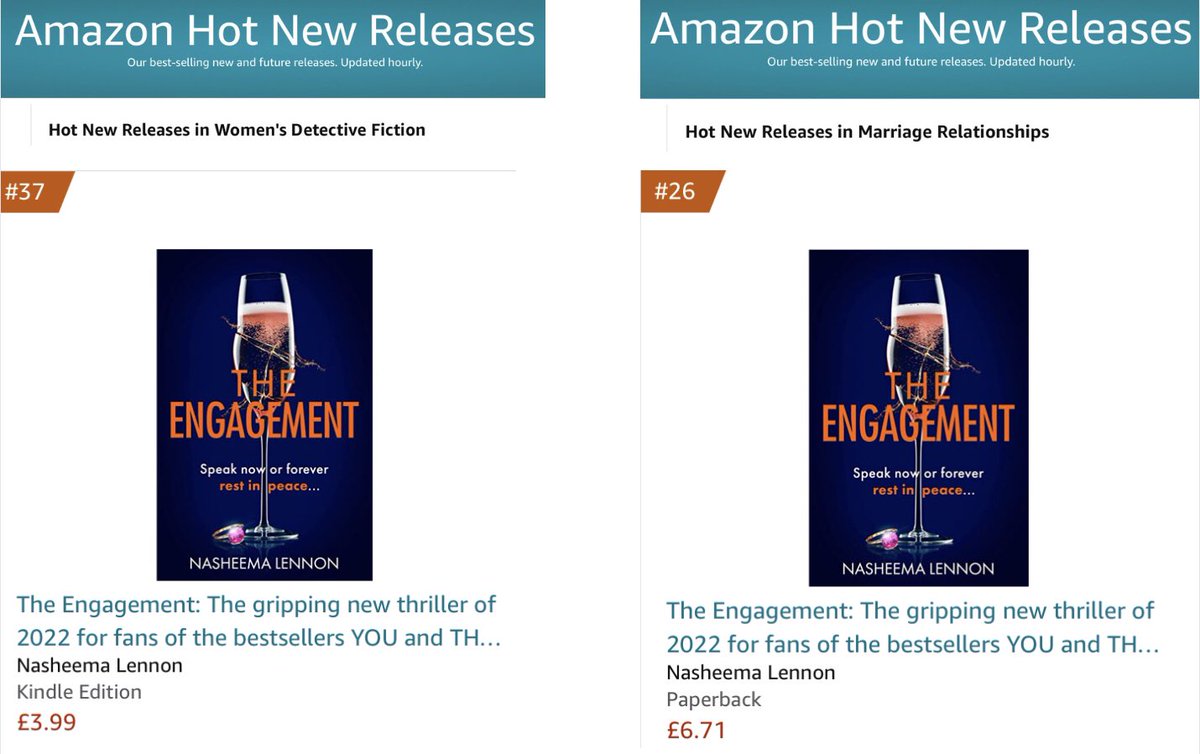 Thank you so much to those of you that have already preordered my debut and for the likes and shares. Took a screen shot of these this morning as I know they change so regularly! 59 days to go until release! #psychologicalthriller #debut #book #thrillers #sundayvibes