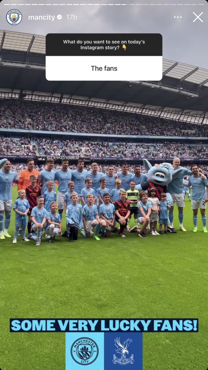 jonmcginty84's tweet photo. Had an amazing day at the game yesterday starting with Mia’s picture with the team pre match followed by Haaland’s first City hat trick! 😊#CmonCity https://t.co/gM9civ03PO