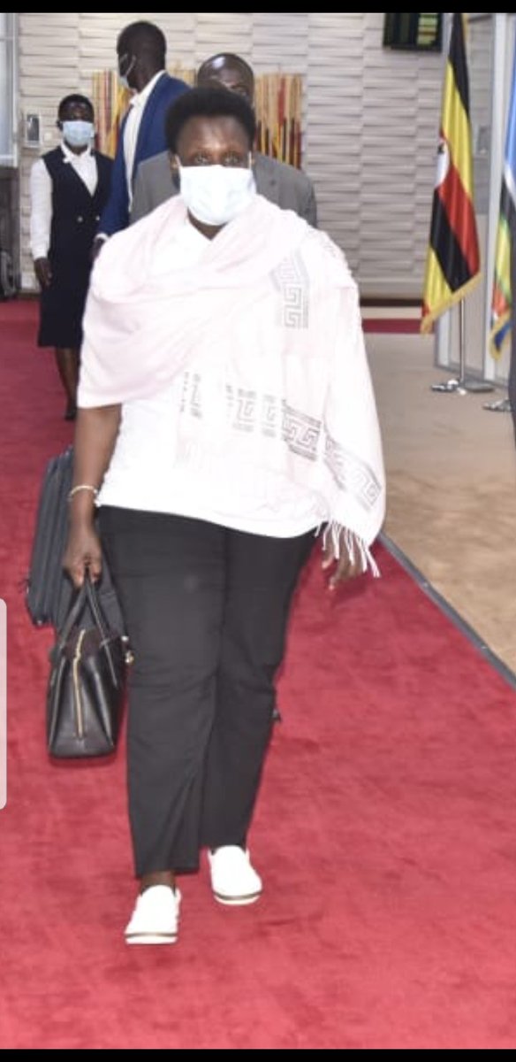 Pamankunda's tweet photo. VP @jessica_alupo has left for Israel,where she will represent the first lady-@JanetMuseveni,at the graduation ceremonies of 
Ugandan students who have been undergoing training in various fields of modern agricultural practices.She will later carry out other assignments. https://t.co/gC4bvsWyHL