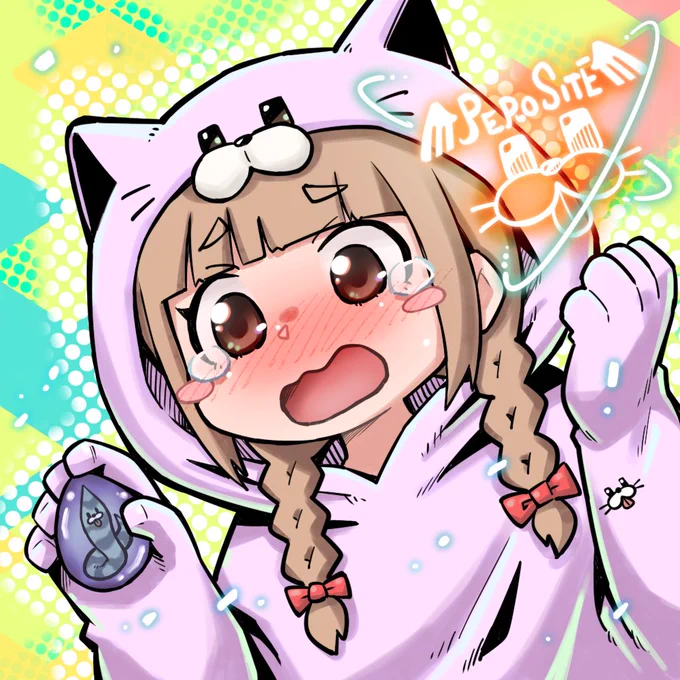 PEGAMIブルーターコイズピンク 