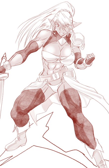 戦闘中は自己強化魔法によってマッシブ化する
という設定 