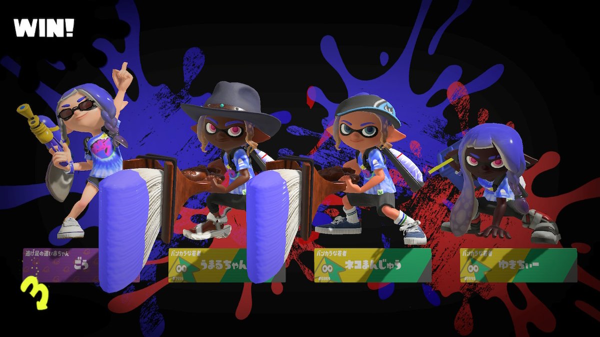 himeeeeeee29's tweet photo. スプラ3(´∀`)フェス
 #スプラトゥーン3 #Splatoon3 #前夜祭 #NintendoSwitch https://t.co/PX9bXyIIEl