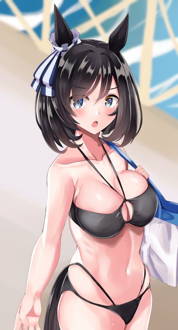 エイシンフラッシュ #ウマ娘 #ウマ娘プリティーダービー #エイシンフラッシュ(ウマ娘) #水着 #おへそ https://t.co/JUTFD3E1BH 