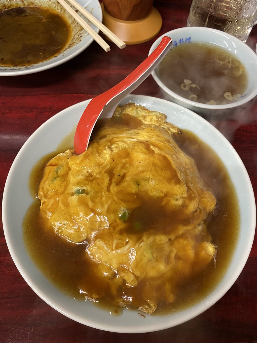 ti345626's tweet photo. 〆はてんしん〜
┣”オォ━━━【丼】━━━ォオン！ (〆▼皿▼)yー〜
支那虎の餡は美味すぎる🍳
(*｡‐人‐) ｺﾞﾁｿｫｻﾏﾃﾞｼﾀ♪
＃支那虎
＃羽生駅 https://t.co/jv3vHBjcUZ