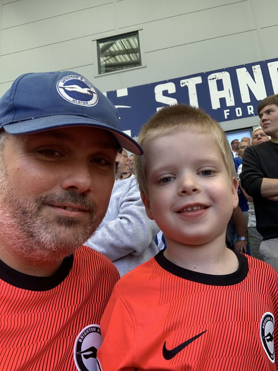 Need to take the boy to the game more often. he hasn’t seen us lose since before he was 1 #bhafc
