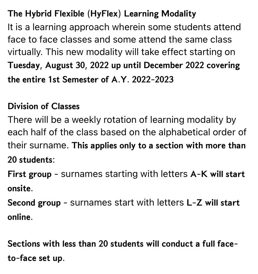 JFINEXAdamson's tweet photo. As we enter another modality in today’s new learning, there will be a new set of guidelines. To avoid confusion, please read and follow these supplemental guidelines and regulations. 
 
See you around, klasmeyts! 😉👋🏼

#JFINEXtLevel
#BuligayKitaFinansyalista
#MasFinanceSaya https://t.co/gBzlNLAB5g