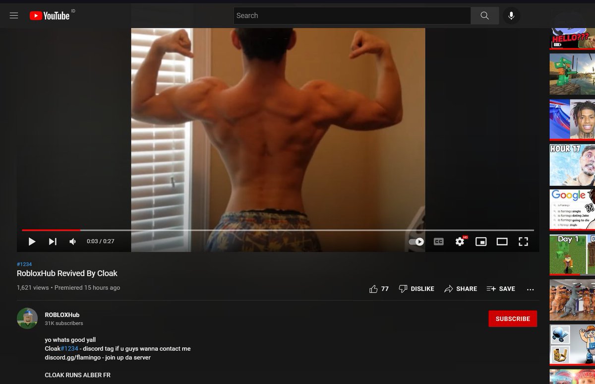 NickWalsh18's tweet photo. @AlbertsStuff LOL YOUR OLD CHANNEL ROBLOXHUB GOT HACKED https://t.co/93zvKjQH0v