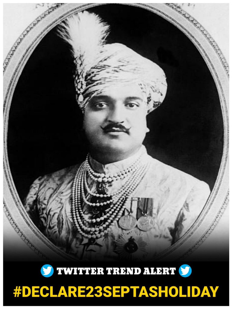 SadhikSingh's tweet photo. The demand for a public holiday on the birth anniversary of Maharaja Hari Singh ji who spoke for India’s respect &amp; freedom in London,is not about a“holiday”..it’s about identity, preservation,survival and history. 

@PMOIndia @BJP4India @BJP4JnK @manojsinha_ https://t.co/t1ENMymSTO