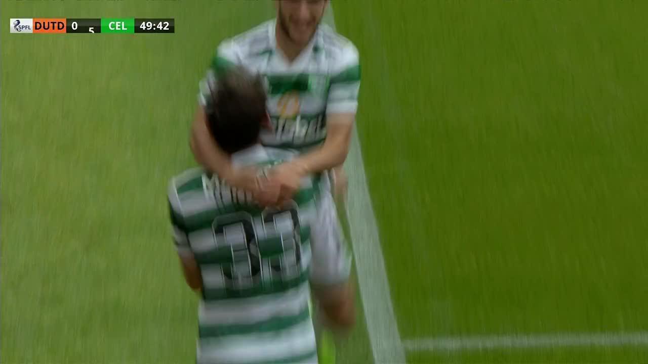 Celtic needed less than five minutes to make it five! 

Liel Abada gets in on the action to start the second half. ⚽⚽⚽⚽⚽”