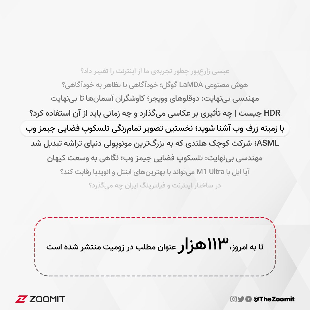 Zoomit | زومیت tweet media