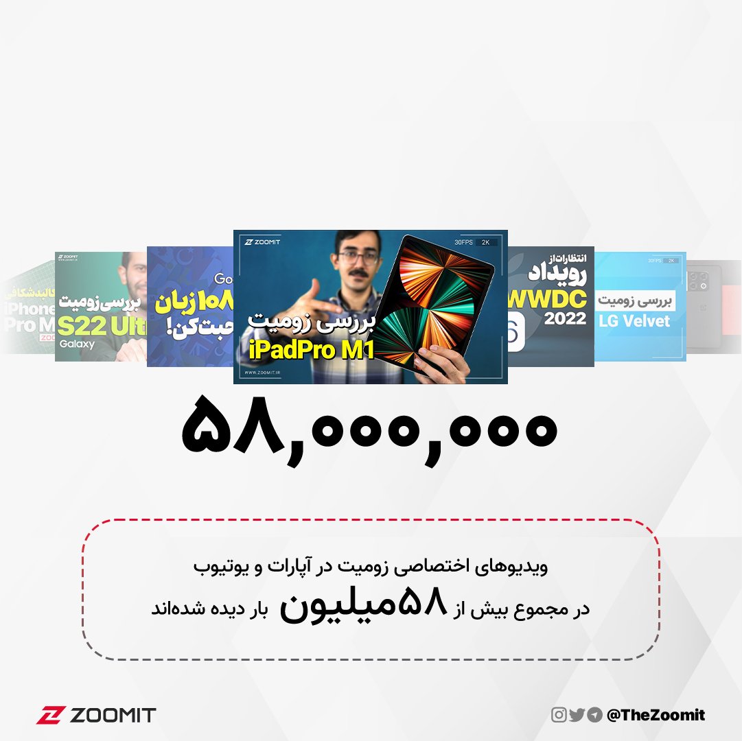 Zoomit | زومیت tweet media