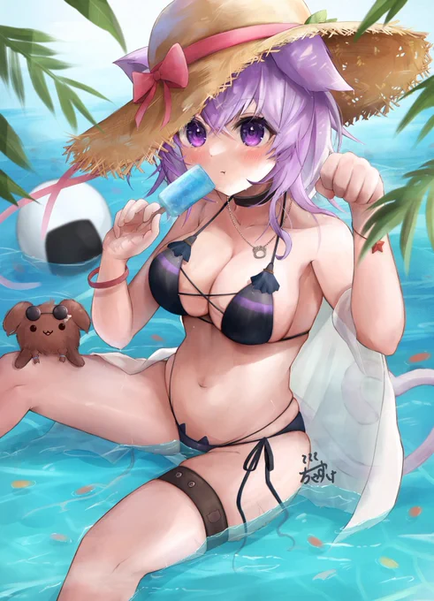 #絵かゆおかゆんと海に行きたい人生だった…。 