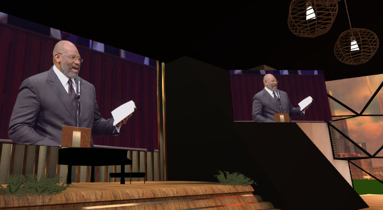 wmjackson's tweet photo. Welcome to First Meta Church
Listening to Dr. Daniels as he brings the Word of the Lord. This is a great opportunity to learn Facts - Faith - Feelings Attend https://t.co/4w6zapwAeU
8am Sundays EST
#FirstMetaChurch #ChurchontheMetaverse
#FellowshipontheMetaverse @NBCBLK https://t.co/U9vqVxz3Dz