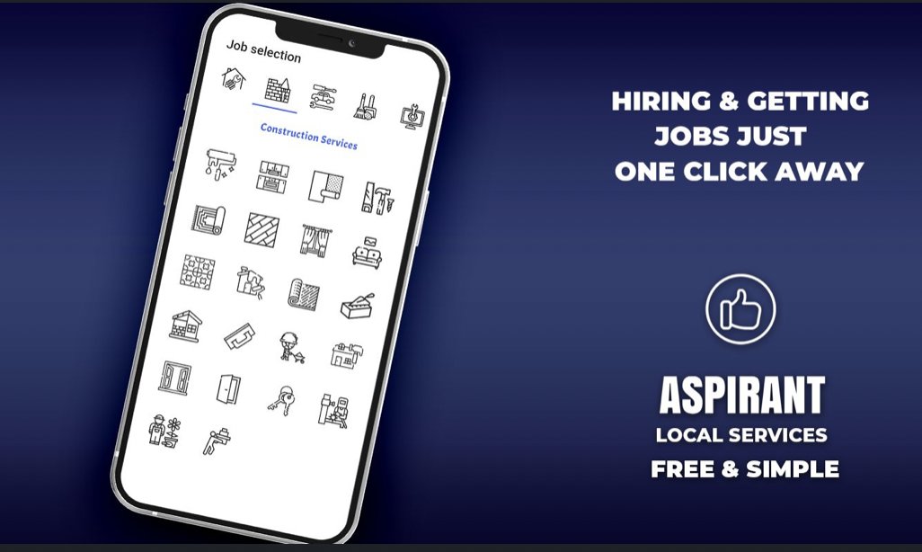 Aspirant App: Your Local Services tweet media
