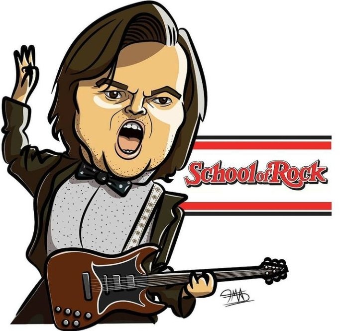 aristicaturas's tweet photo. Feliz Cumpleaños @jackblack !

#jackblack #happybirthdayjackbmack #schoolofrock #birthday #birthdayboy #borntoday #caricature https://t.co/F5xaq0eIgX