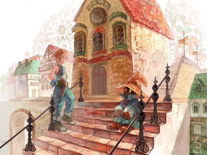 Fan art | Final Fantasy  たぬき 