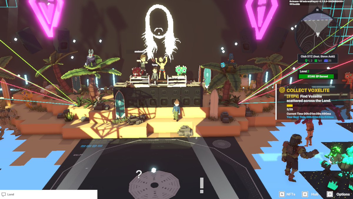 hobo0002's tweet photo. @TheSandboxGame @steveaoki I just participated in the #SandboxAlphaS3Giveaway for a chance to win 500 SAND! On stage with Steve Aoki, check out my screenshot below!
👇 https://t.co/xF6IV54lnm