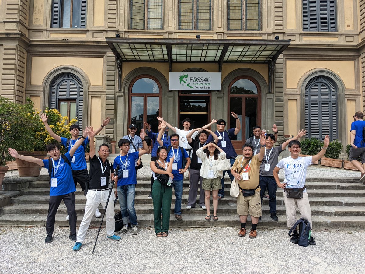 mapconcierge's tweet image. Ciao! Florence!!!

#foss4g2022 #sotm2022 #一億総伊能化 #古橋研究室