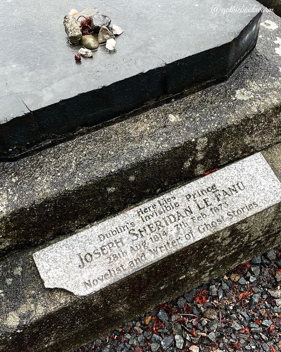 gothicbookworm's tweet photo. Happy birthday Joseph Sheridan Le Fanu, Dublin’s invisible prince (28 August 1814 – 7 February 1873) I visited his grave with @alexcarabine &amp; @moderngothic73 last month, and I also got to see a 1st ed of In A Glass Darkly at the @NLIreland! #gothic #ghoststories #Carmilla https://t.co/u99ROu718Z