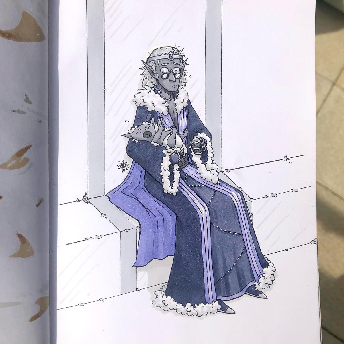 frandaredoodles's tweet photo. Four more days of #drowgust2022: diplomacy, burrow, doll, sneak https://t.co/jp3X7mAkxZ