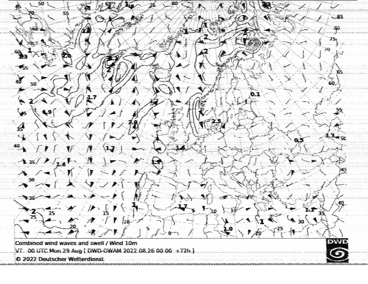 ON6KB's tweet image. Weather fax (26/08)