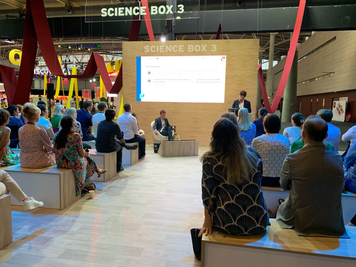 FCPC (@fcpc_france) on Twitter photo En direct de l'ESC 2022 à Barcelone avec <a href="/victor_waldmann/">Victor Waldmann</a> :
Session d'abstracts sur les déterminants de la morbi-mortalité chez les patients atteints d'une cardiopathie congénitale.
#ESC2022 #barcelona #congenitalheartdisease En direct de l'ESC 2022 à Barcelone avec <a href="/victor_waldmann/">Victor Waldmann</a> :
Session d'abstracts sur les déterminants de la morbi-mortalité chez les patients atteints d'une cardiopathie congénitale.
#ESC2022 #barcelona #congenitalheartdisease