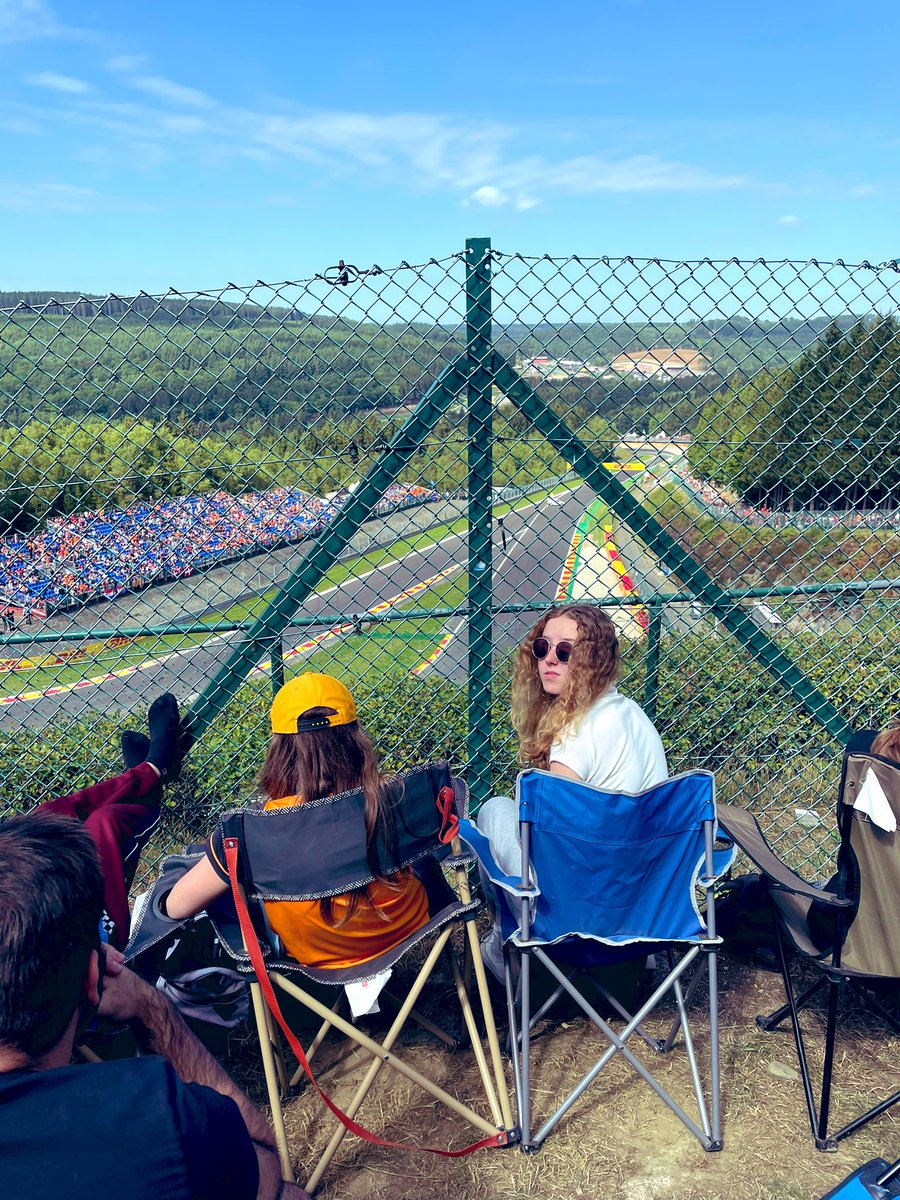 Met Anna naar #F1Spa. Heerlijk om een keer met haar mee te maken.