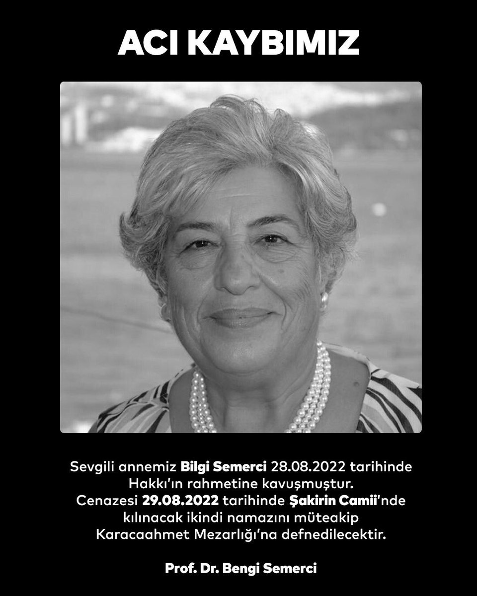 Bengi Semerci,Hekim,M.D. tweet media