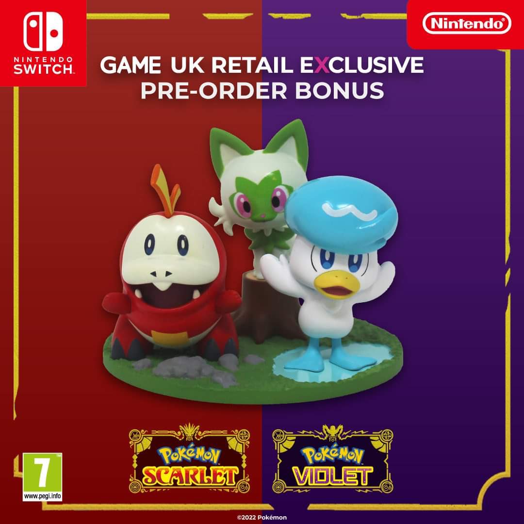 GAME_Barrow's tweet photo. Pokemon Scarlet/Violet releases for #Nintendo Switch on November 18th

Pop into store to secure your copy for release with a £2 deposit. https://t.co/bKupzEsw6S