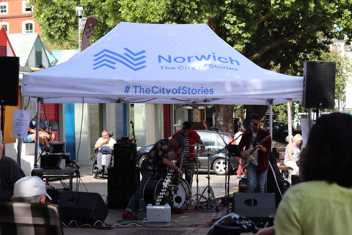 sirtobysbeers's tweet photo. 🎶 HEAD OUT NOT HOME 🎶
Those Deadbeat Cats are playing today on Gentleman's Walk, as part of the #HeadOutNotHome and we are around the corner!
We are open from 12-5pm today. More information about entertainment available at: https://t.co/OlVgQKCl1B https://t.co/3VoFdWac2V