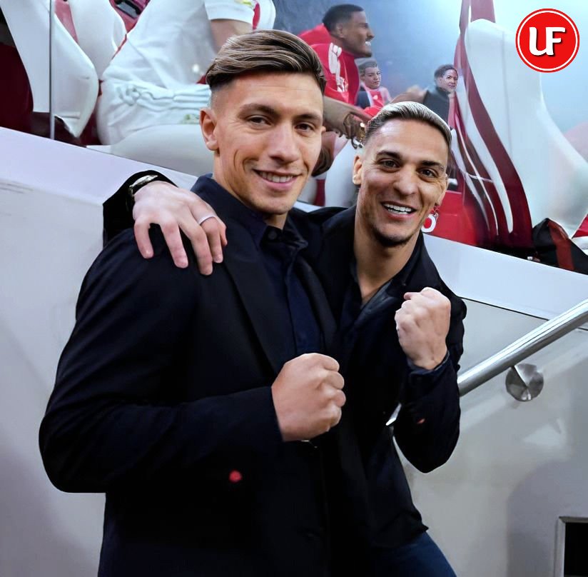 They both pushed to join Erik ten Hag at Manchester United.

Martinez x Antony reunited at United 🔥❤️