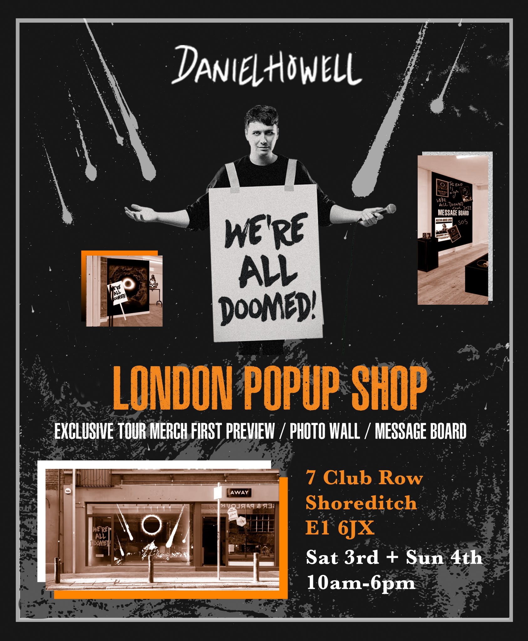 Daniel Howell's 'We're All Doomed!' tour - Technique