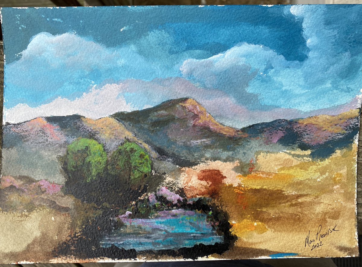 MarcPro's tweet photo. Missing the hills where I live…
“Missing Landscape”
Acrylic Sketch”
#art #artist #ContemporaryArtist #israel #landscape https://t.co/fmcyZnukwX