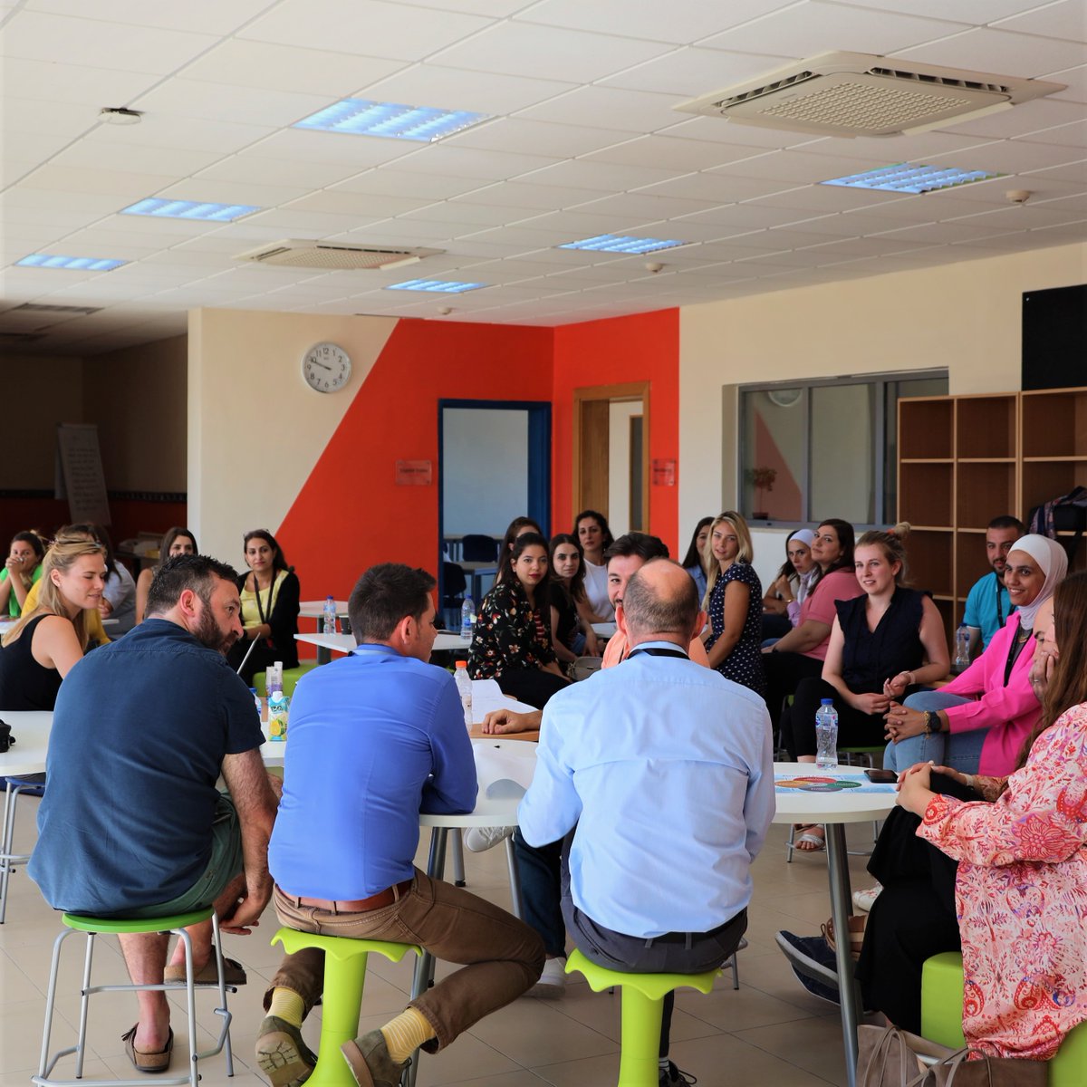 ICS_Amman's tweet photo. Staff orientation is engaging our team in professional training in preparation for the 30th. We invest in our development so we can provide a rich education.
With guest speakers like Ross Morrison-McGill, we're ready for a year of learning and discovery!
#weareics #challengeICS https://t.co/oUWlwGLlfv