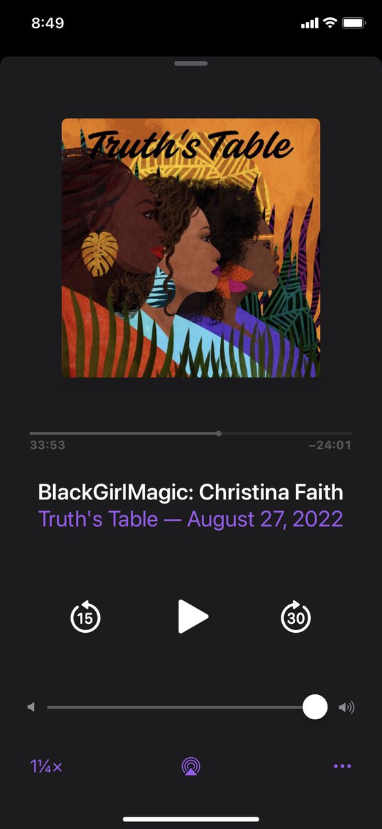vanessaallegra's tweet photo. Whew. This episode was so goodt. 🔥 99 sermons and sermonettes and so many gems. @ChristinaFaith @TruthsTable #TruthsTable https://t.co/dkz3PTwWtA