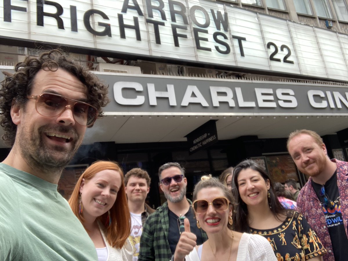 paulyftaylor's tweet photo. A great response for bleep’s world premiere at @FrightFest in the legendary Prince Charles Cinema. What a great team. https://t.co/75ZCrPvTK5