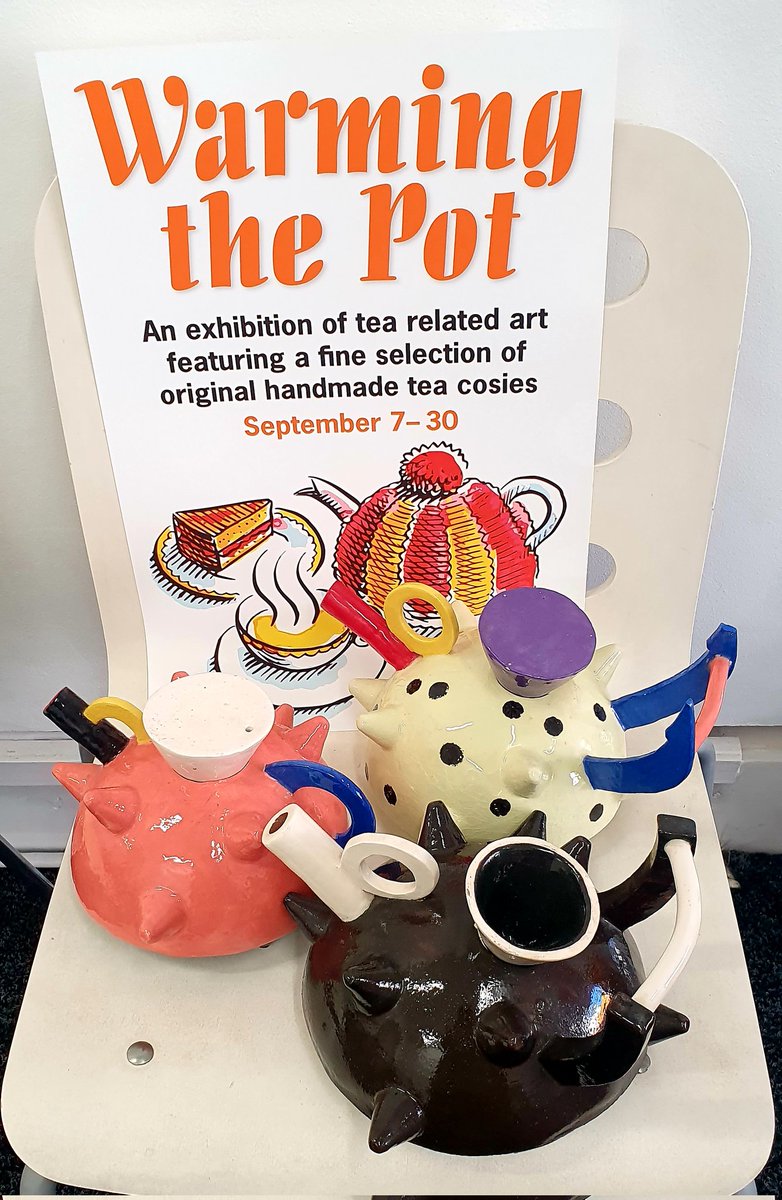 Just dropped off some of my teapots at Gallery 6....Warming the pot opens on September 7th and runs until the 30th 😁 

#teapots #exhibition #gallery6 #karentcouk  #karenthompsonceramics #ceramics #karenthompson