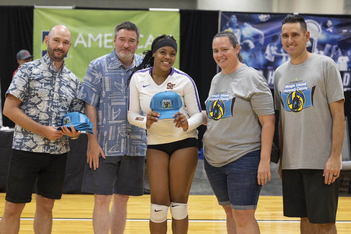 SFState_VB's tweet photo. Congrats to Kimberly DeBoer and Tamiya Wilson on being named to the @MagicHIclassic All-Tournament Team! https://t.co/7jRyDp56e8