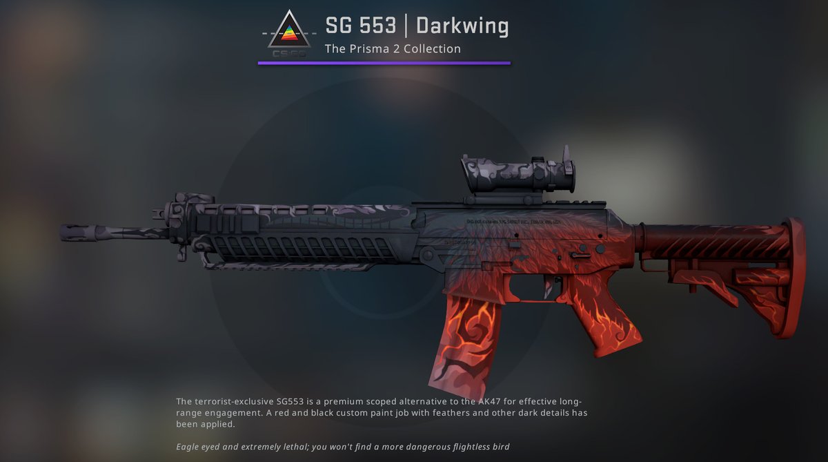 SpeedingSalami's tweet photo. Giveaway SG-Darkwing 
Rules:
🥶 Follow me @SpeedingSalami 
🥶 Like &amp; Retweet
🥶Tag 1 friend 

That's it!
Ends on 31 August 
#freeskins #giveaway #CSGOGiveaway https://t.co/X5zE7ehRGj