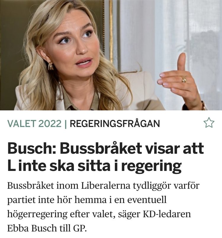 oskartaxen's tweet photo. KD vill inte ha L men kan tänka sig SD. Jag förstår inte att L ställer upp på denna förnedring. https://t.co/lV3NN8eYtI