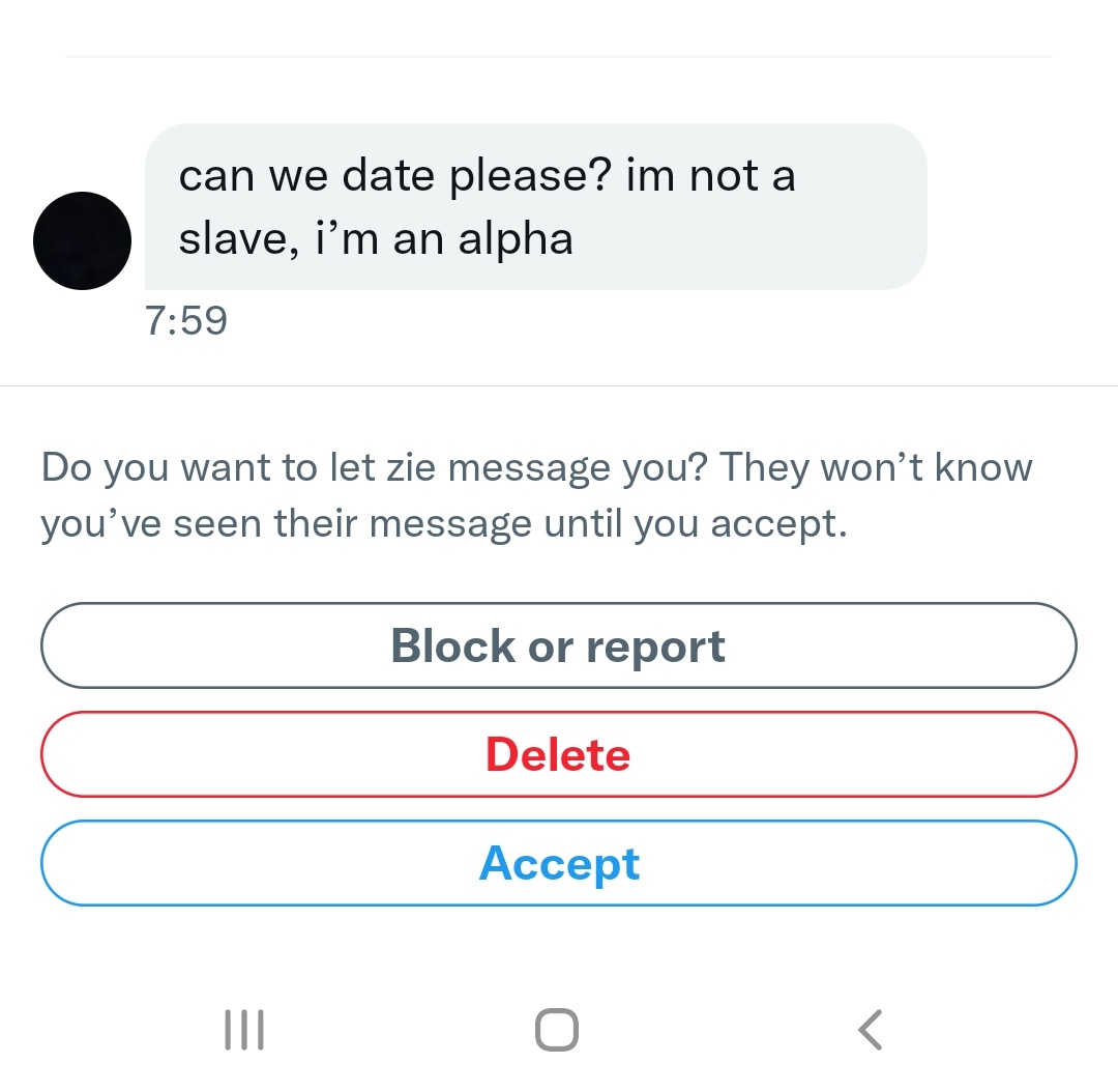 He did say please...