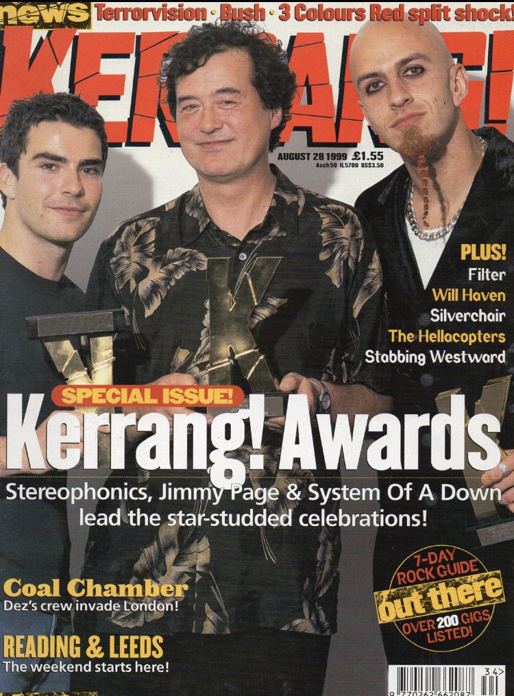 at_begins's tweet image. 28th August 1999
@KerrangMagazine #kerrang #rockcharts