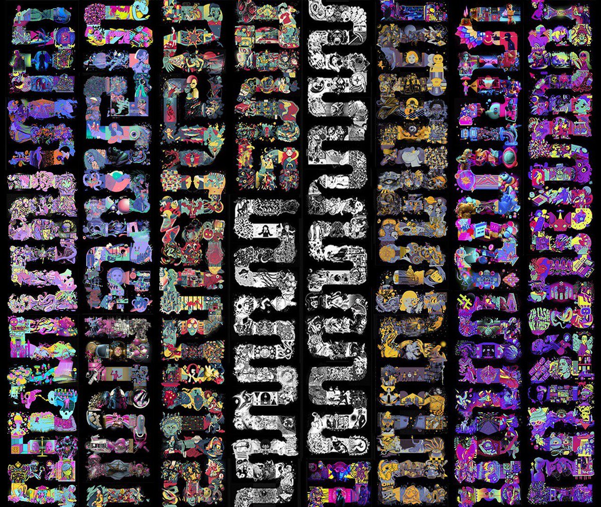 Each piece in this chain is made by a different artist! ￼💥 When we act together, the whole thing is much more than sum of the parts. Enjoy, collect, share! exquisiteworkers.com ￼

Where are today? 👀
<a href="/opensea/">OpenSea</a>

504 NFTs in 12 months￼ 0.18-5 ETH 

🧬 opensea.io/ExquisiteWorke…