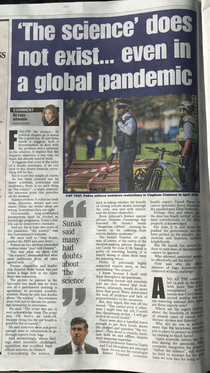 thelucyjohnston's tweet photo. 🚨 Where are the TV briefings and experts now country is left to pick up the pieces? 

More than 1k excess non covid deaths / week 

Record waiting lists 

Eye watering debt 

100’s of thousands missed cancers, heart disease, strokes diabetes 

⁦⁦⁦@collateralglbl⁩ https://t.co/u0ZP4GfaxW